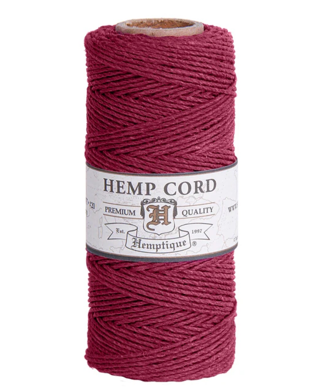 Hemptique 1mm #20 Hemp Cord Spools Jewelry Making Macrame Crochet Crafting Gift Wrapping